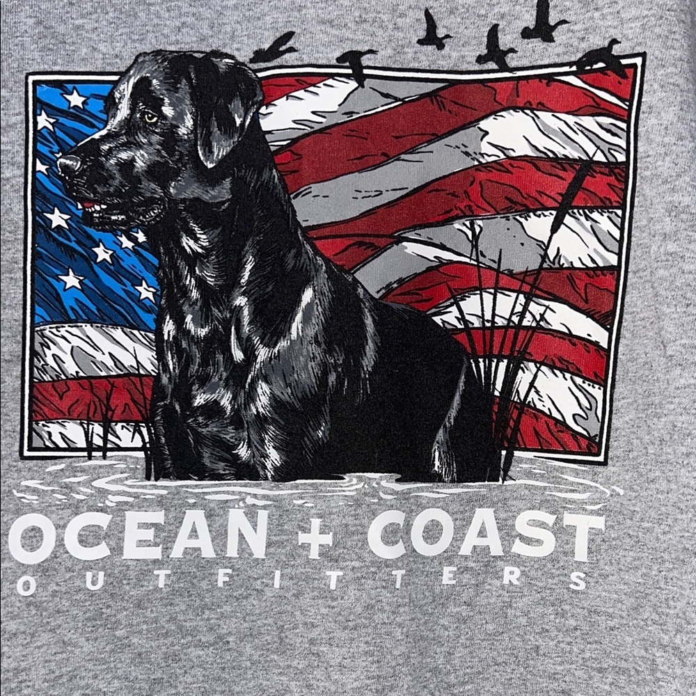 Ocean + Coast Classic Gray Short Sleeve Men's Tee XXL